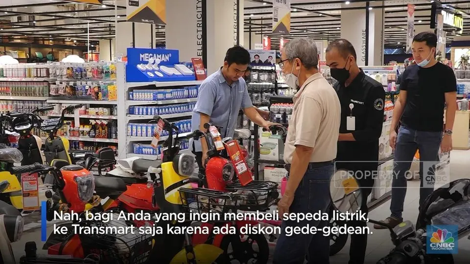 Harga Sepeda Listrik di Transmart Turun Menjadi Rp3.680.000 pada 9 Agustus 2026