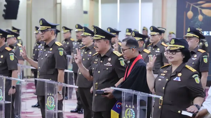 Daftar 15 Kepala Kejaksaan Tinggi Baru yang Dilantik Jaksa Agung