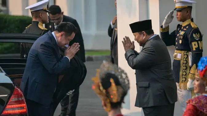 Pertemuan Presiden Prabowo dan PM Thailand Anutin Charnvirakul di Istana Merdeka