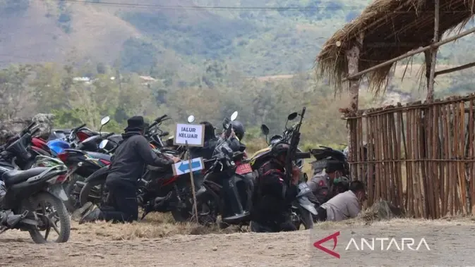 Situasi Kampung Walesi Pascapenembakan di Festival Budaya Lembah Baliem ke-34