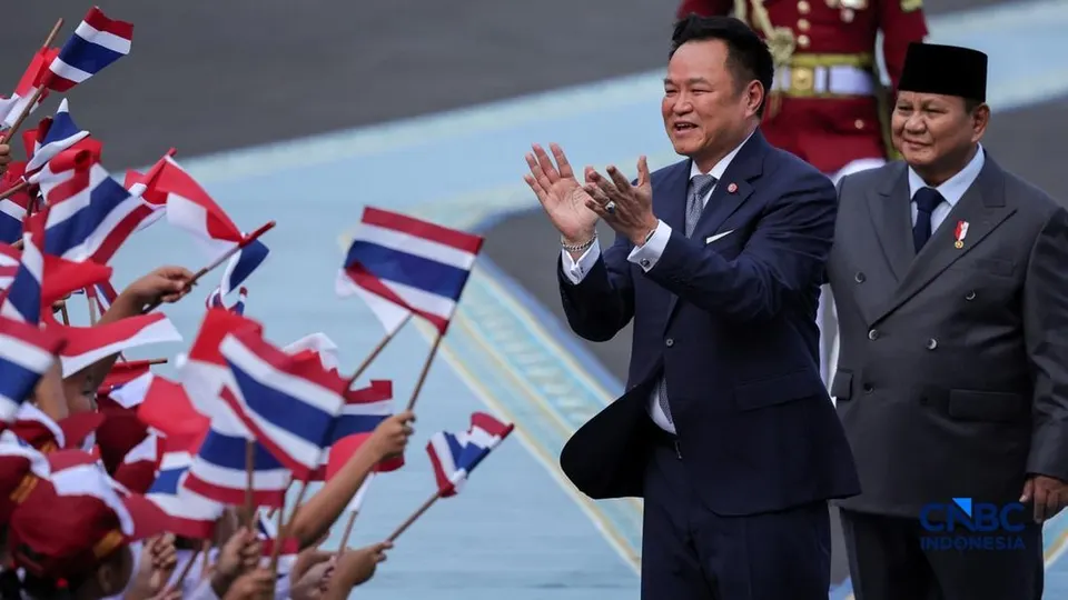 Momen Pertemuan Presiden Prabowo dan PM Thailand Anutin Charnvirakul di Istana Merdeka