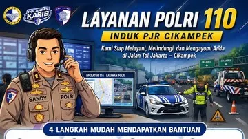 Layanan 110 Polri Terintegrasi di Sepanjang Tol Jakarta-Cikampek