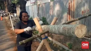 Permintaan Pohon Pinang di Tangerang Melonjak Menjelang HUT ke-81 RI