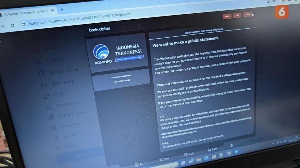Langkah Pemulihan Keamanan Siber Setelah Serangan Ransomware Pusat Data Nasional