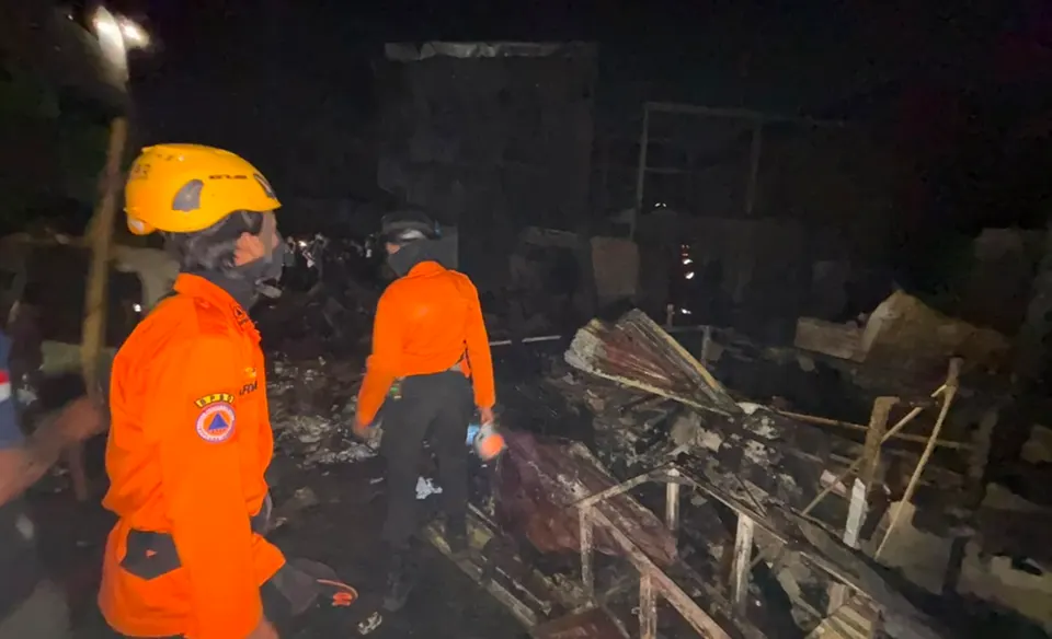 37 Rumah Rusak dan 245 Warga Kehilangan Tempat Tinggal Akibat Kebakaran Jalan Kandea Makassar
