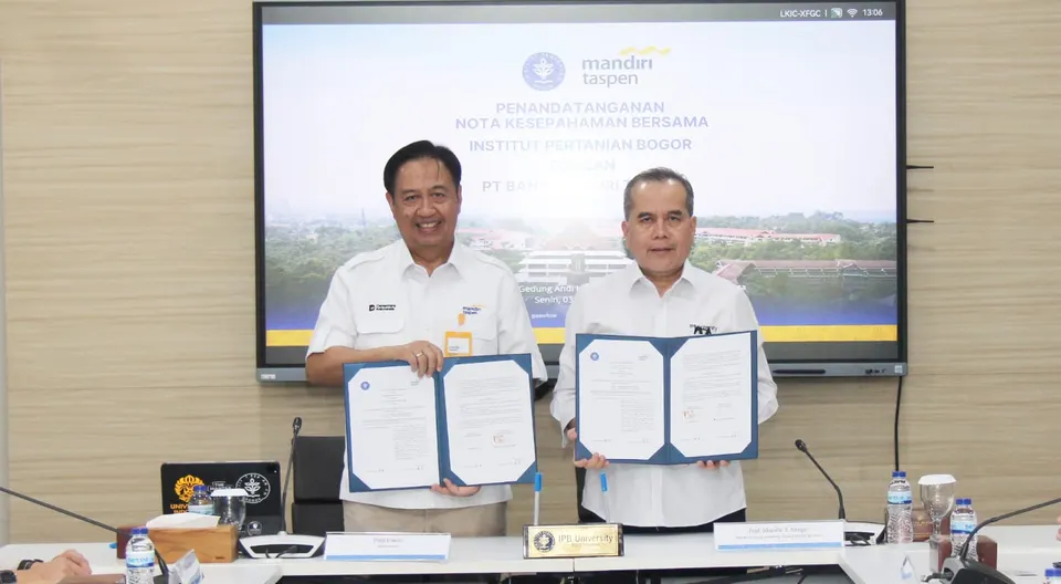 Kemitraan Bank Mandiri Taspen dan IPB University Perkuat Literasi Keuangan Kampus