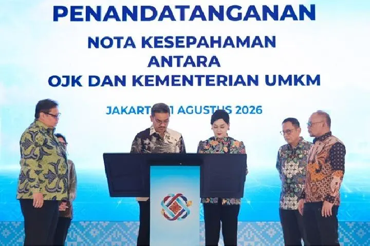 Kementerian UMKM dan OJK Kerja Sama Perluas Akses Pembiayaan dan Ekosistem Usaha